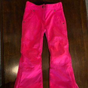 Pink ski pants. Had the extended seam option has not been released